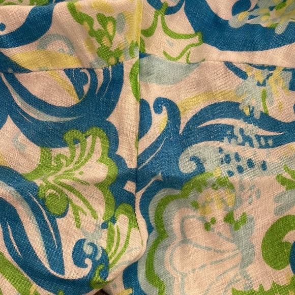 Lilly Pulitzer Linen Crystal Coast Beach Pant size M - Picture 7 of 7